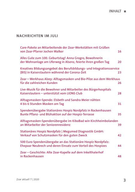 Zoar Aktuell Ausgabe 07 2020