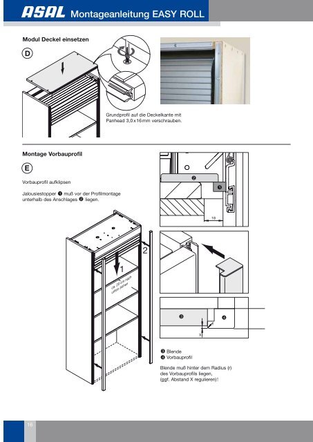 Fachberater für den Innenausbau - Asal