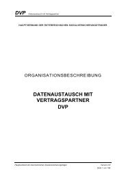 DATENAUSTAUSCH MIT VERTRAGSPARTNER DVP