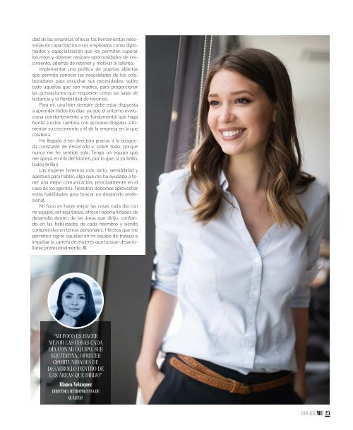 Revista Mujer Ejecutiva Junio/Julio 2020