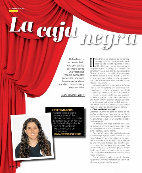 Revista Mujer Ejecutiva Junio/Julio 2020