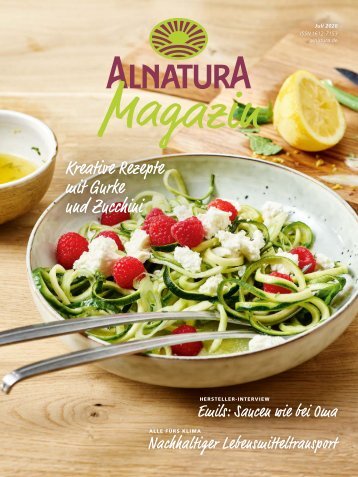 Alnatura Magazin Juli 2020