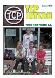 TCP INTERN Tennis-Club Prisdorf eV