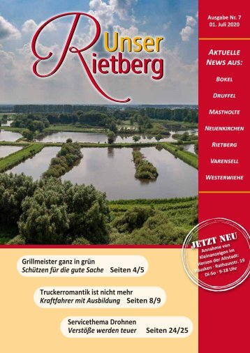 Unser Rietberg Ausgabe 07 vom 01. Juli 2020