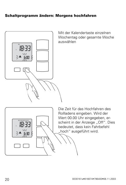 Benutzer- und Installationsanleitung Funk-Zeitschaltuhr ... - Warema