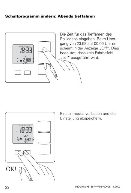 Benutzer- und Installationsanleitung Funk-Zeitschaltuhr ... - Warema