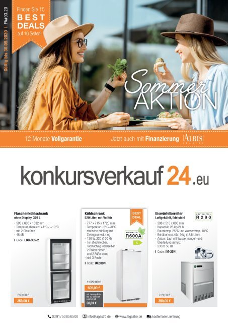 konkursverkauf24 Sommeaktion - BEST DEALS