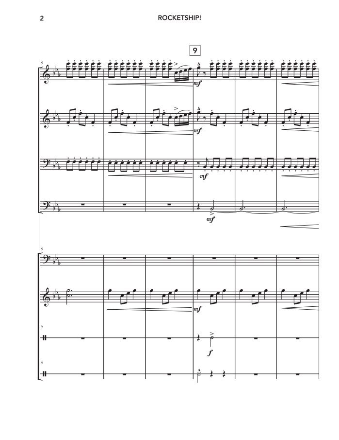 Rocketship (Flex Band Score Only) | Murphy Music Press, LLC