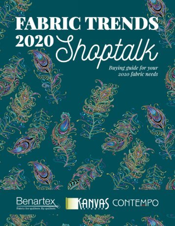 Fabric Trends 2020 Shoptalk (July Edition)