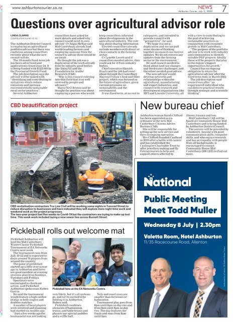 Ashburton Courier: July 02, 2020