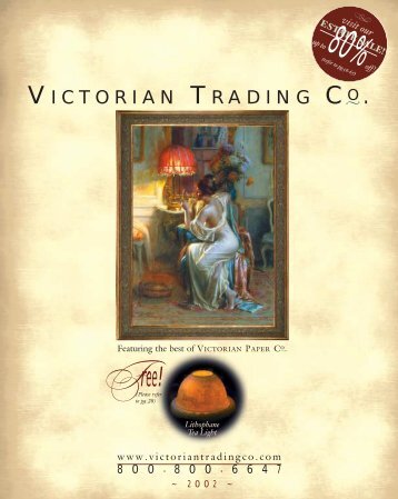 SUMMER 02 cover - Victorian Trading Co.