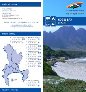 KOGEL BAY RESORT - City of Cape Town