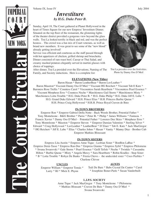 July Issue Alt Imperial Court Of New York