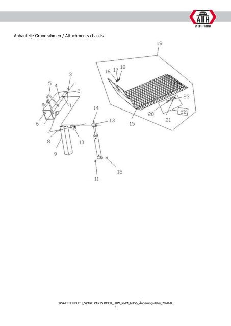 ATH-Heinl ERSATZTEILBUCH SPARE PARTS BOOK M156