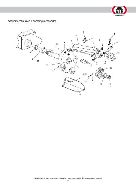 ATH-Heinl ERSATZTEILBUCH SPARE PARTS BOOK M156