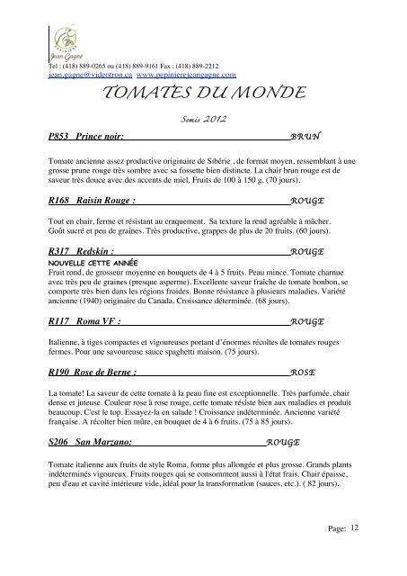 téléchargez catalogue tomates du monde 2012 (pdf.)