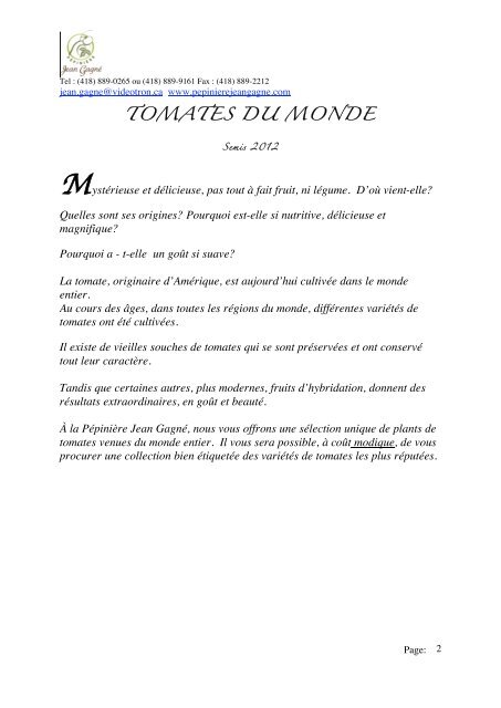 téléchargez catalogue tomates du monde 2012 (pdf.)