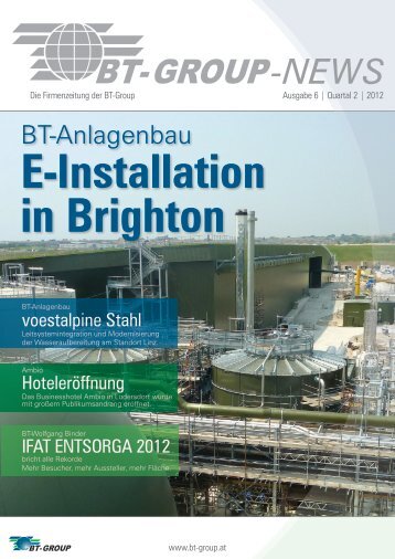 Vinotwist – neue Veredelungslinie. - BT-Anlagenbau GmbH & Co.KG