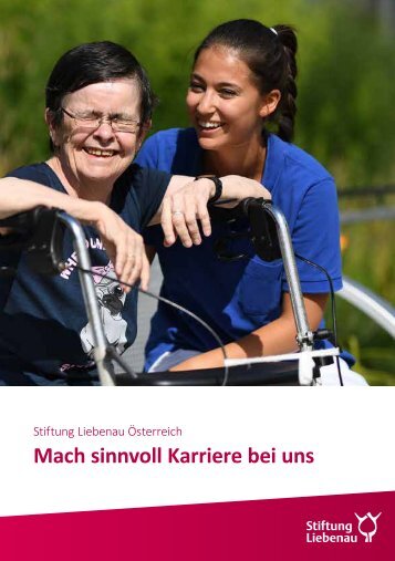 Karrierebuch - Stiftung Liebenau Österreich