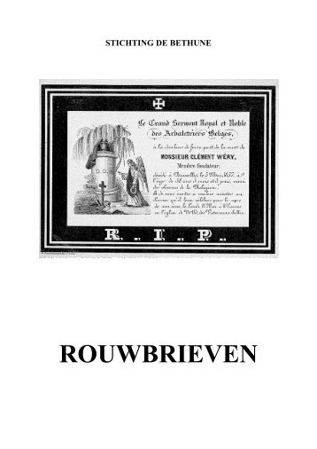 ROUWBRIEVEN - Erfgoedblog