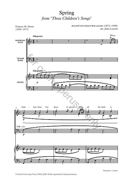 Vaughan Williams for Choirs 2