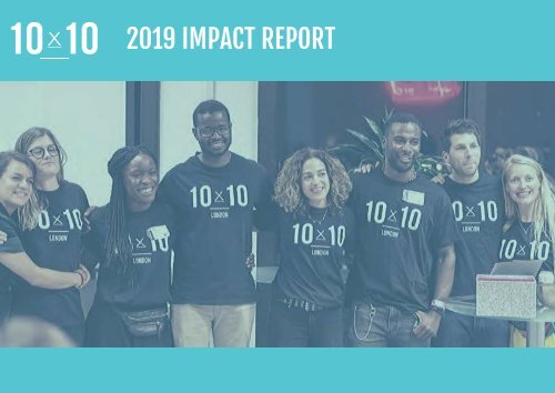 10x10 Philanthropy 2019 Impact Report