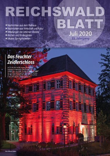 Reichswaldblatt Juli 2020