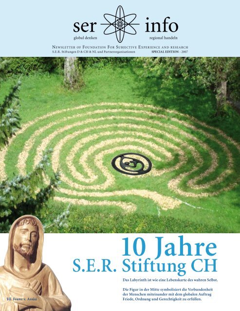 SER Stiftung CH 10 Jahre - SER foundation CH