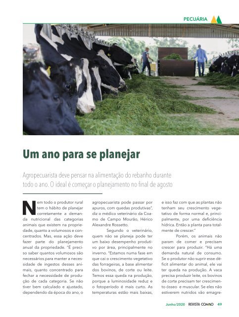 Revista Coamo edição Junho de 2020