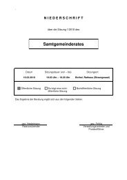 Samtgemeinderates - Samtgemeinde Bothel