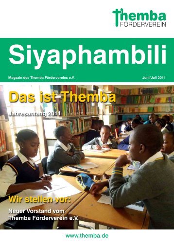 Das ist Themba: Jahresanfang 2011 - Themba.info