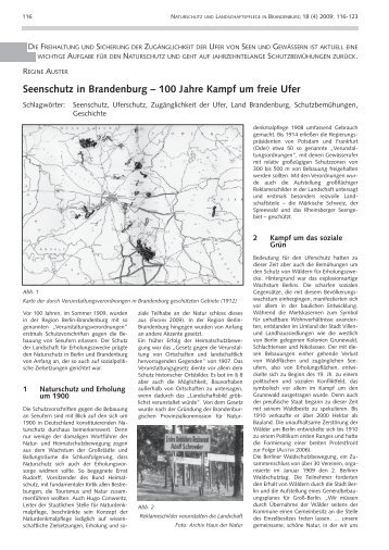 NundL Heft 4/1009 - Die NaturFreunde Brandenburg