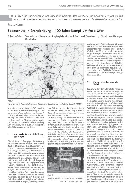 NundL Heft 4/1009 - Die NaturFreunde Brandenburg