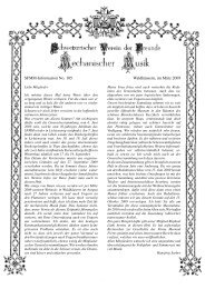 1 SFMM-Information No. 105 Waldhäusern, im März 2009