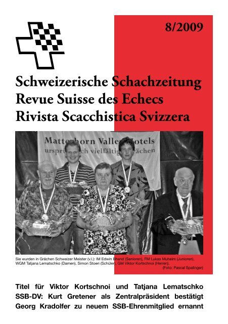 Kurt Gretener Schweizer Schachbund