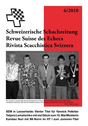 (jungen) Schweizer – Kambez Nuri (18) - Schweizer Schachbund