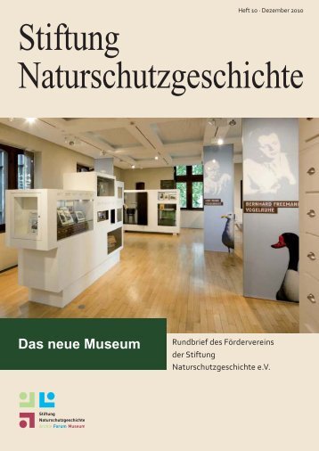 Das neue Museum - Stiftung Naturschutzgeschichte