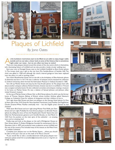 Citylife in Lichfield July and August 2020