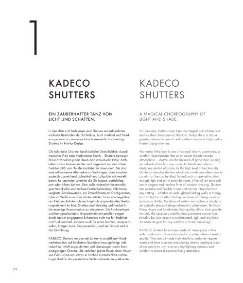 Kadeco Shutters 