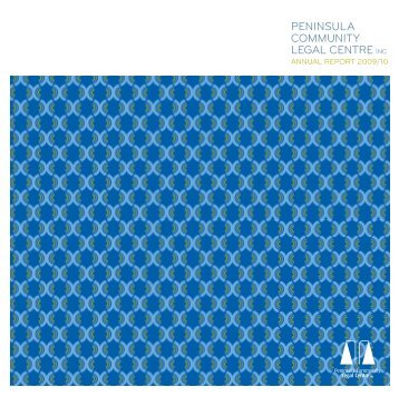 Annual Report 2009-2010 - Peninsula Community Legal Centre