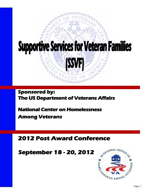 SSVF - US Department of Veterans Affairs