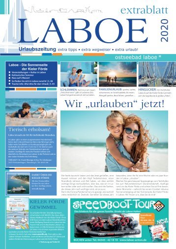 EXTRABLATT LABOE 2020. DIE URLAUBSZEITUNG