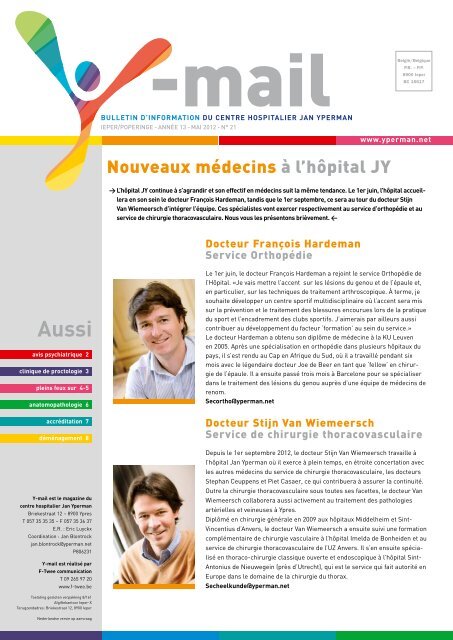Y-mail 21 FR - mai 2012