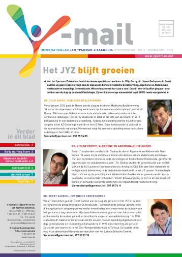 Y-mail 20 - oktober 2011 