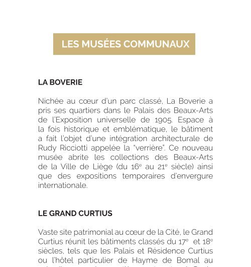 Brochure des Animations des musées pour les écoles et associations