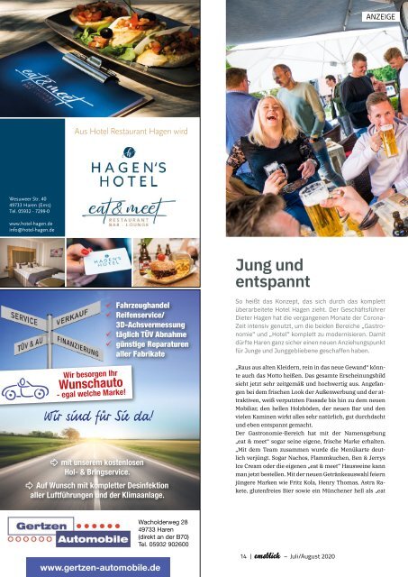 Emsblick Haren Heft 57 (Juli/August 2020)