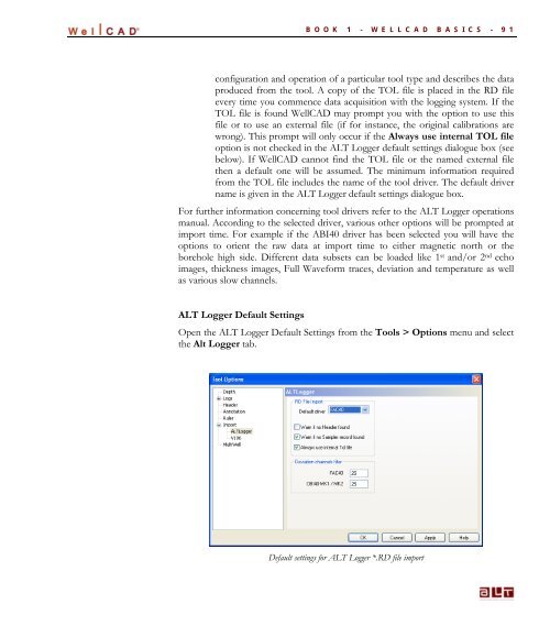 WellCAD Basics - Advanced Logic Technology