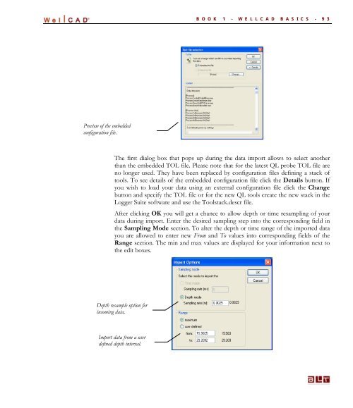 WellCAD Basics - Advanced Logic Technology