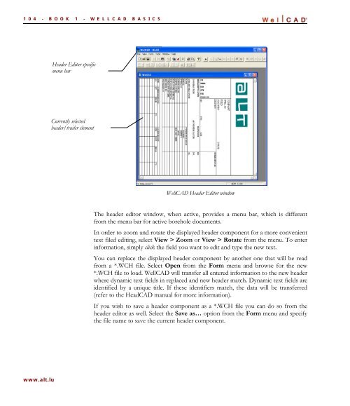 WellCAD Basics - Advanced Logic Technology