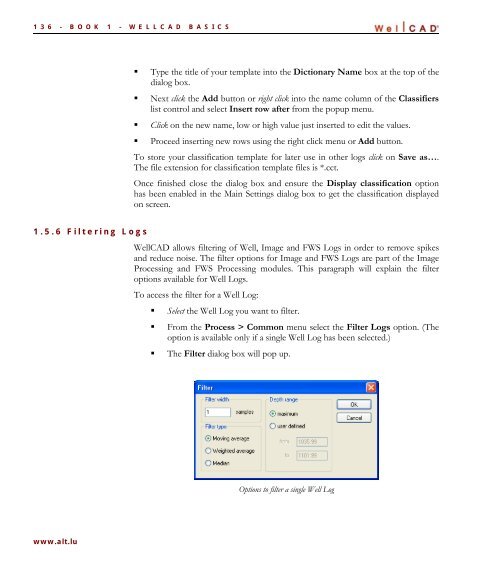 WellCAD Basics - Advanced Logic Technology